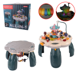 Ігровий розв. центр арт. 96200A (6шт) багатофункц. 2в1 зміна столешні, карусель, конструктор, світло, музика, короб. 44, 0*24, 5*46, 0см