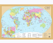 Світ.  Політична карта  М1: 55 млн./папір/ф. А2/ УКГ/