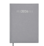 Щоденник датований 2026 Buromax Classic з бумвінілу А5 336 сторінок сірий (BM.21121-09)