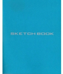 Скетчбук для ескізів 36 листів на скобі, синій 148x205 мм Ofort