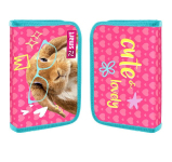 Пенал-книжка твердий Smart одинарний з клапаном HP-03 Cute lovely