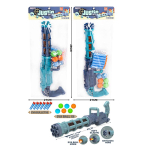 Зброя арт. 777-4 (72шт/2) 2 види, 6 поролонових снарядів, 6 поролонових м'ячів, пакет 49*21см