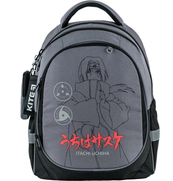 Рюкзак шкільний Kite Education Naruto 38x28x16 см ,18 л сірий NR24-700M