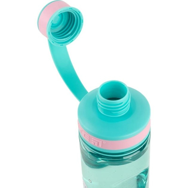 Пляшечка для води Kite Rainbow Catcorn, 500 мл, бірюзова K24-397-2 - фото 2