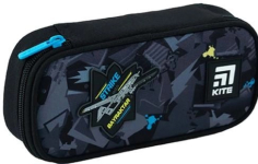 Пенал Kite Airstrike 21x8.5x4.5 см Сірий