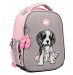 Рюкзак шкільний ортопедичний YES H-100 Doggy Ballet 35х28х15 см, 15 л ,рожевий