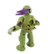 Ігрова фігурка Черепашка Ніндзя Донателло 0810В зі світловими ефектами 14 см зелений - фото 3