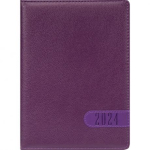 Щоденник 2024 датований А5 шкір.зам., тв.обкл.160л. 9415 лінія