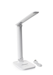 Настільна лампа із сенсором на акумуляторі 10W з підставкою для телефону