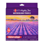 Набір акварельних олівців "Santi Highly Pro", 24 шт.