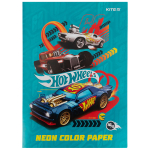 Папір кольоровий неоновий Kite Hot Wheels 