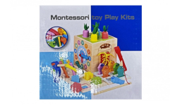 Дерев'яна іграшка WD13023 (27 шт.) навчальний куб у коробці 15,5*14,5*15,5 см