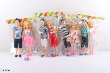 Лялька типу Барбі арт. 21950-3 (216шт/2) 4 види, сім'я, пакет 29 см