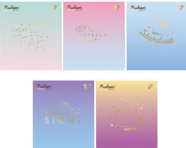 Зошит YES Goldstar Pusheen А5 24 аркушів в лінію х 10 шт  - фото 1