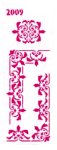 Трафарет для декора м'який, самоклейкий № 2009 ТМ-2009 