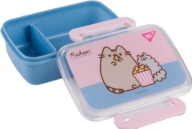 Ланч -бокс Yes Pusheen 420 мл Блакитно-рожевий  - фото 2