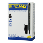 Ручка масляна Buromax Hypnos, чорна (BM.8353-02)
