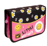 Пенал твердий YES одинарний з двома клапанами HP-04 Smiley World