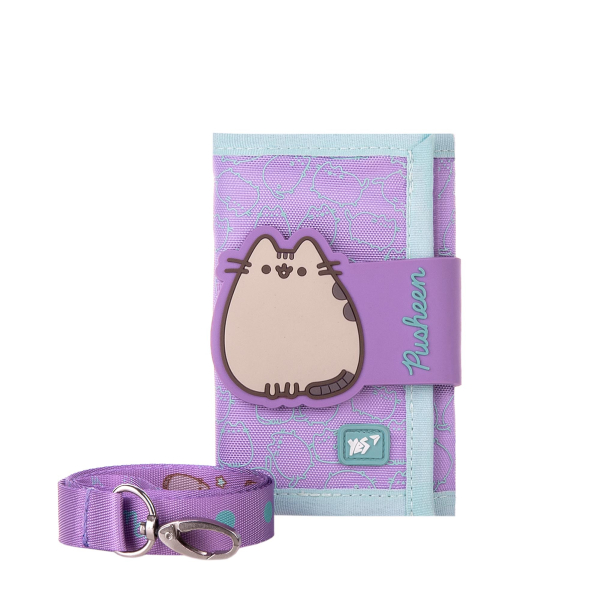 Гаманець дитячий для дівчаток Yes Pusheen the Cat 533380 Бузковий - фото 1