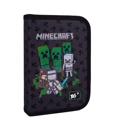 Пенал твердий одинарний з клапаном Yes Minecraft Team HP-03 - фото 1
