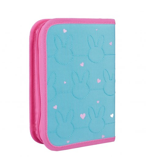 Пенал твердий одинарний з двома клапанами Yes Funny Bunny HP-04 - фото 2