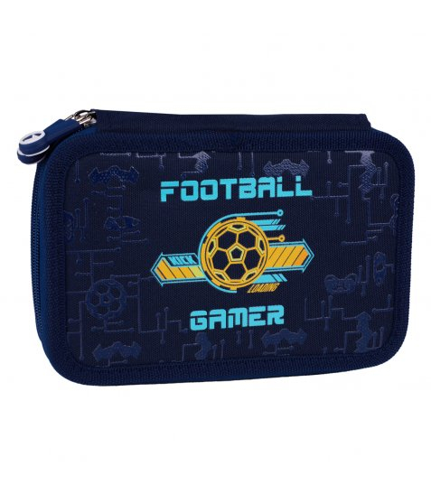 Пенал твердий подвійний Yes Football Gamer HP-01 - фото 1