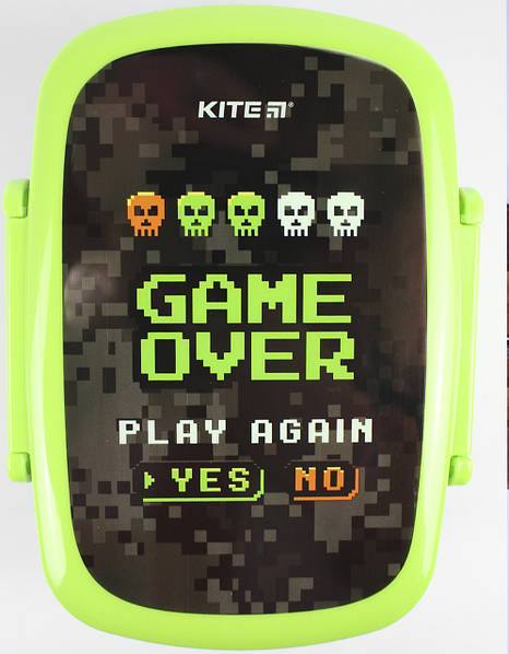 Ланчбокс "Kite" 750мл Game over  - фото 1