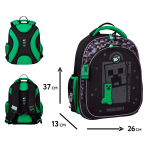 Рюкзак шкільний напівкаркасний YES Minecraft World S-109 