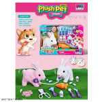 М'яка інеракт. іграшка арт. MC-1033 (9шт) кролик, набір лікаря, короб. 39*26*14см