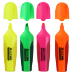 Набір з 4-х текст-маркерів Buromax, Neon з гумовими вставками (BM.8904-84)