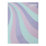 Блокнот ZiBi Pattern А5 формату у клітинку з інтегральною обкладинкою 64 арк. Kids Line Блакитний (ZB.12767-14)