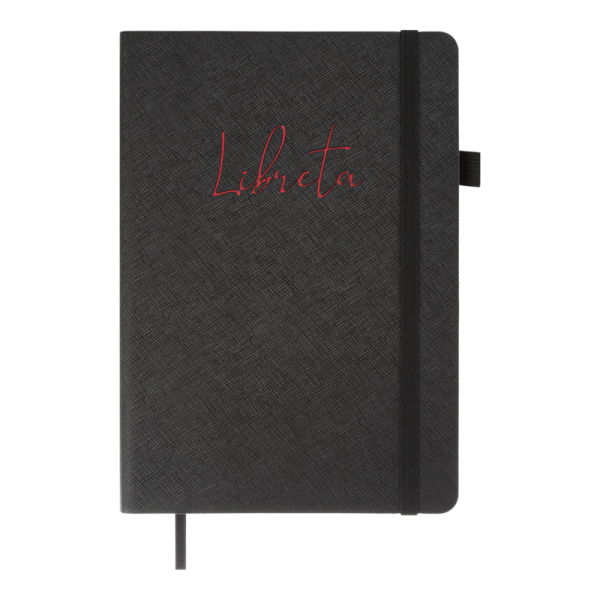 Блокнот діловий Buromax LIBRETA А5 чорний нелінов (BM.295017-01)