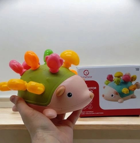 Сортер Їжачок 18 місяців  салатовий - фото 2