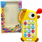 Телефон інтерактивний Жирафчик укр (Жовтий) Wtoys 34691
