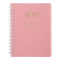 Зошит для записів Buromax Favourite Pastel А6 80 л в клітинку пластикова обкладинка рожева (BM.24652154-10) - фото 1