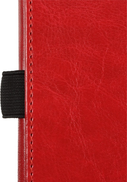 Щоденник датований 2026 Buromax Legend зі штучної шкіри А6 336 сторінок червоний - фото 4