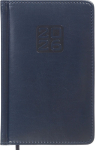 Щоденник датований 2026 Buromax Bravo зі штучної шкіри А6 336 сторінок синій