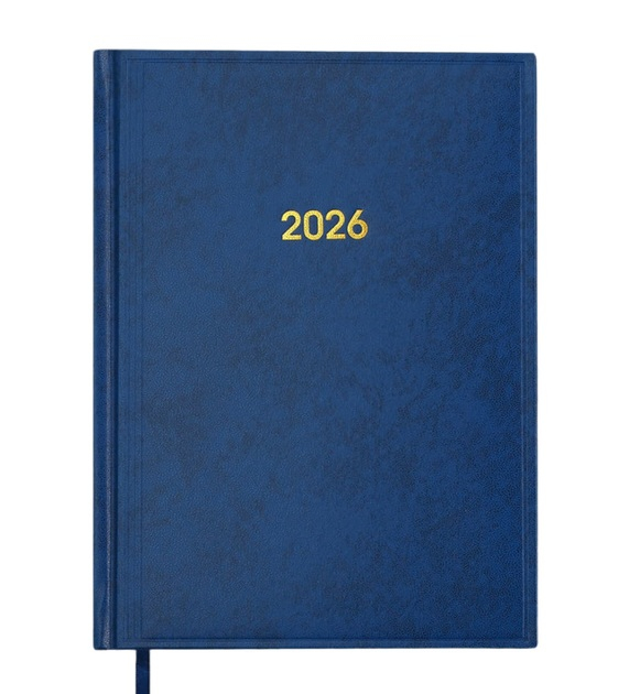 Щоденник датований 2026 BASE, А5, синій - фото 1