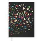 Щоденник датований 2024 Buromax SWEET А5 чорний 336 с (BM.2186-01)