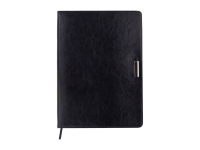 Щоденник недат. SALERNO,L2U, A4, чорний, штуч.шкіра, 336 стор