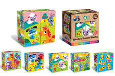 Дерев'яна іграшка Kids hits арт. KH20/022 (64шт) кубик 5, 5 см набір 4шт короб. 12, 8*12, 8*5, 8 см