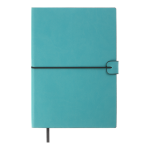 Блокнот діловий Buromax TRAVEL А5 бірюзовий в клітинку (BM.295121-06)