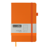 Книга записна ETALON 125*195 96 арк в лінію штучна шкіра, помаранчевий (BM.291260-11)