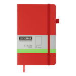 Книга записна ETALON 125*195, 96 арк чистый блок штучна шкіра, червоний (BM.291060-05)