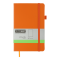 Книга записна ETALON 125*195, 96 арк чистый блок штучна шкіра, помаранчевий (BM.291060-11) - фото 1