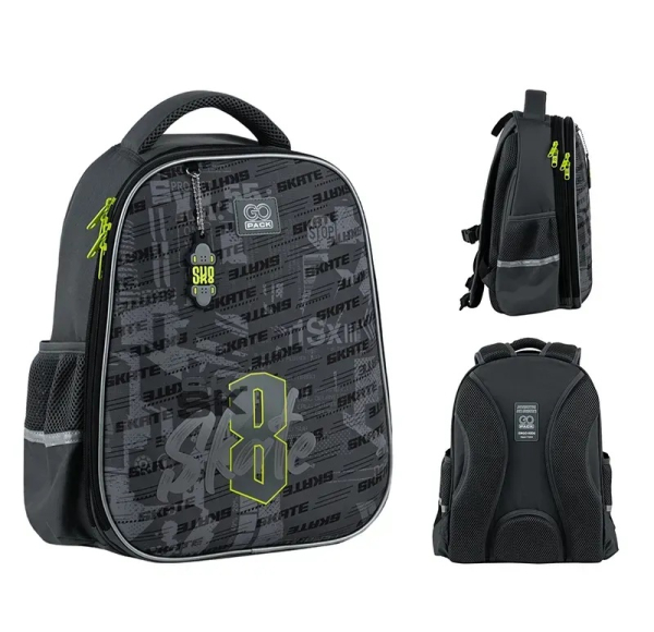 Рюкзак шкільний напівкаркасний GoPack Education Skate GO25-165M-8 - фото 1