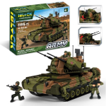 Конструктор IBLOCK PL-921-511 (6шт) Армія, Gepard, 1195дет., 3фігурки, короб. 63, 5*43*9см