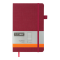 Книга записна TWEED 125*195, 96 арк в лінію штучна шкіра бордовий (BM.291263-13) - фото 1