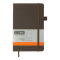 Книга записна TWEED 125*195 96 арк в лінію штучна шкіра коричневий (BM.291263-09) - фото 1