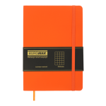 Блокнот діловий TOUCH ME А5 96л в клітинку штучна шкіра помаранчевий (BM.295102-11)